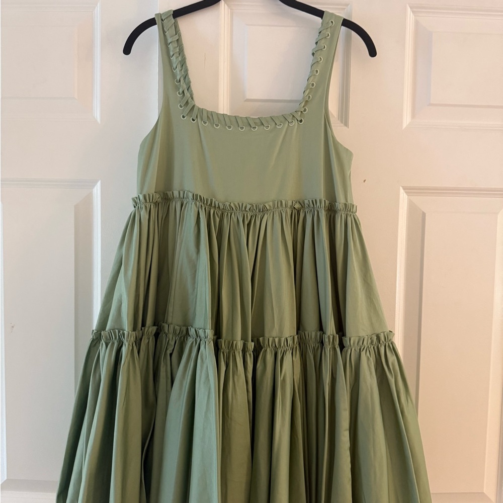 Aje Sleeveless Tiered Dress